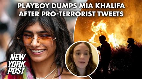 playboy drops mia khalifa|Playboy fires Mia Khalifa after porn star expressed support for .